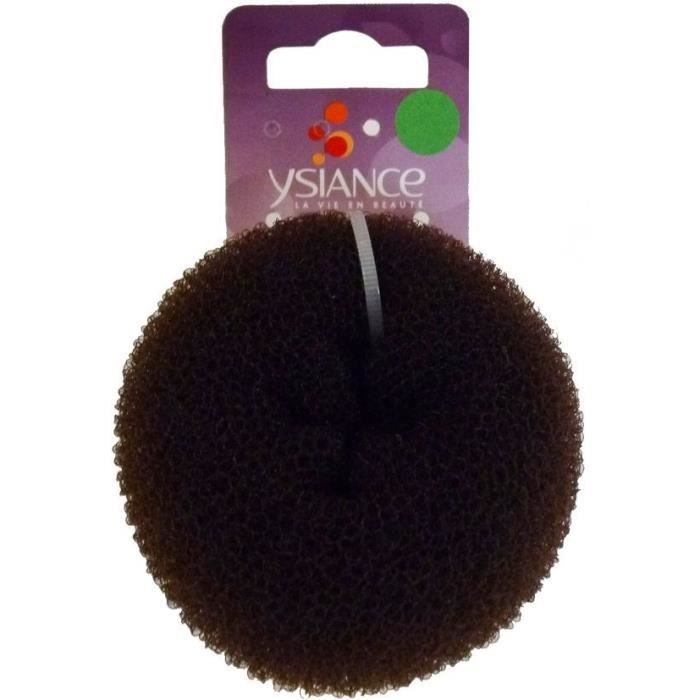 YSIANCE - BUN CHEVEUX MARRON x1 - 8 CM DE DIAMETRE