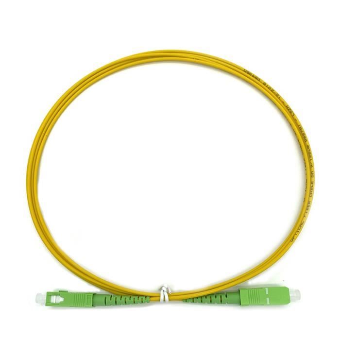 5m SC APC câble de raccordement Fiber optique PVC G657A fibre Jumper Simplex SM FTTH câble optique,FIBRE OPTIQUE