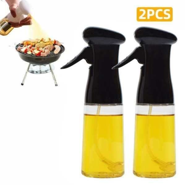 ZME05844-Pulvérisateur d'huile pour la cuisine. bouteille d'huile à grande bouche de 215ml. de qualité alimentaire. huile d'olive