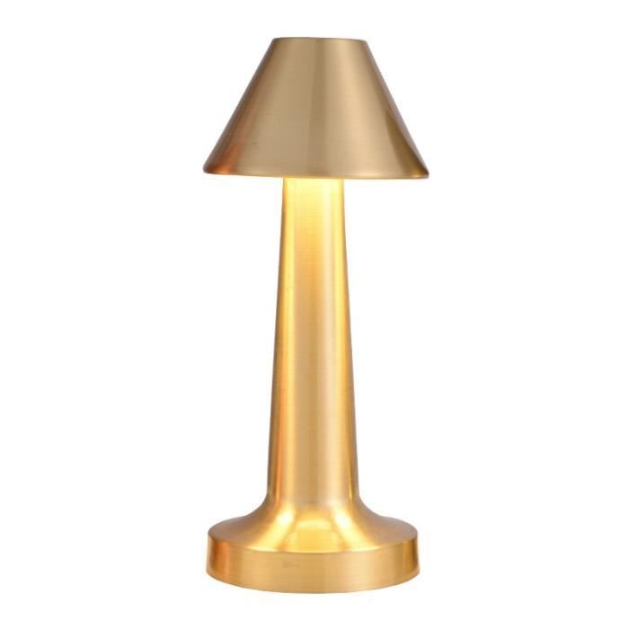 LAMPE A POSER,B Gold--Lampe LED sans fil Rechargeable avec capteur tactile, luminaire décoratif'intérieur, idéal pour un Bar, un caf