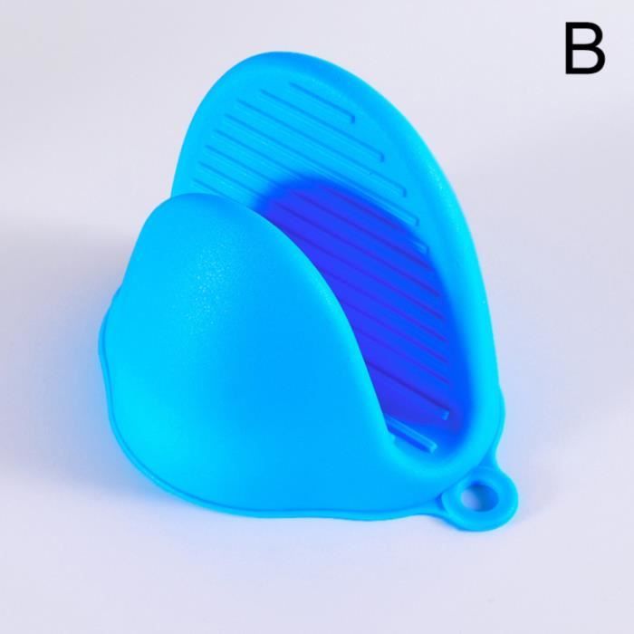 GANT DE CUISINE,2--Gants de four en Silicone résistants à la chaleur, mitaines pour Pot à micro ondes, pince de maintien des os, poi