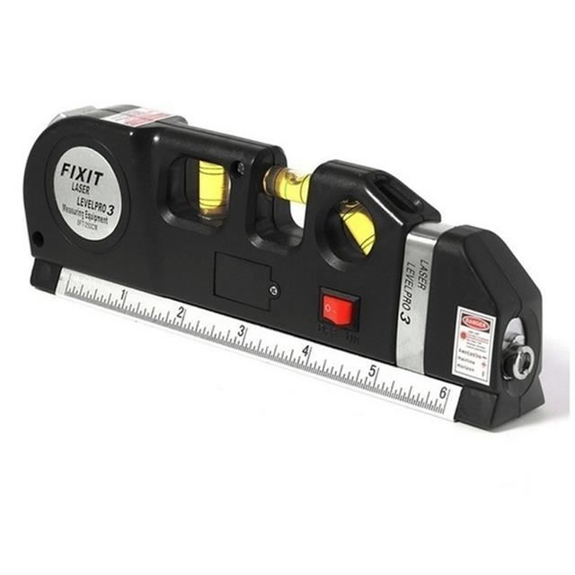 Règle laser,1--Instrument de nivellement Laser haute précision multifonction, règle en acier, ligne droite, aligneur de niveau Laser