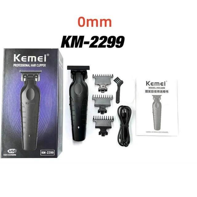 TONDEUSE CHEVEUX,WITH BOX--Kemei 2299 tondeuse à cheveux sans fil pour coiffeur Machine professionnelle pour couper les cheveux avec