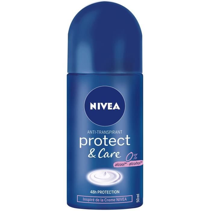 NIVEA Déodorant Bille Protect & Care - Pour femme - 50 ml
