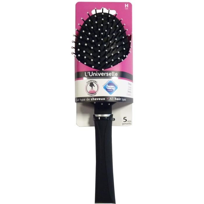 GLAMOUR STUDIO Brosse pneumatique picots G024 - Ovale - Antibactérien - Couleur Aléatoire