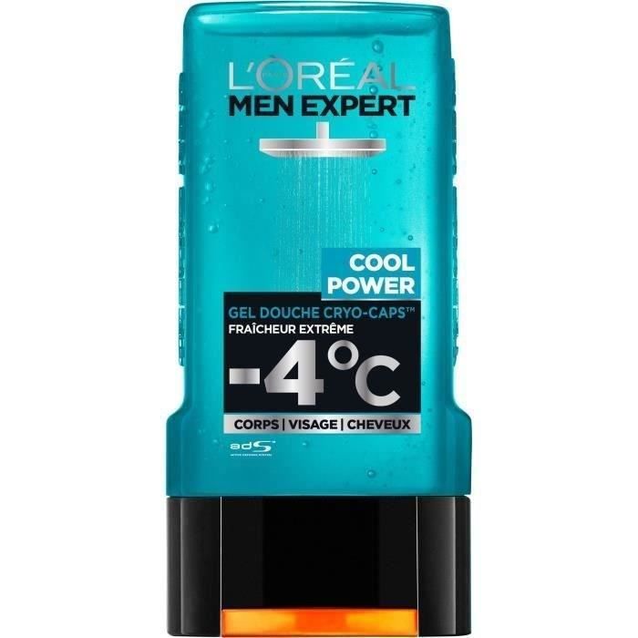 Gel Douche Frais Men Expert L'OREAL Cool Power - 300 ml
