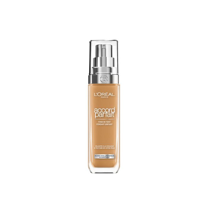 L'Oréal Paris Accord Parfait Fond de Teint Fondant Unifiant Perfecteur 8D Cappuccino Doré 30ml