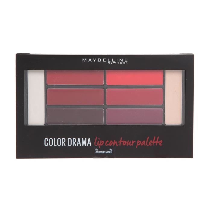 GEMEY MAYBELINE Palette de rouge à lèvres 2 - Crimson Vixen