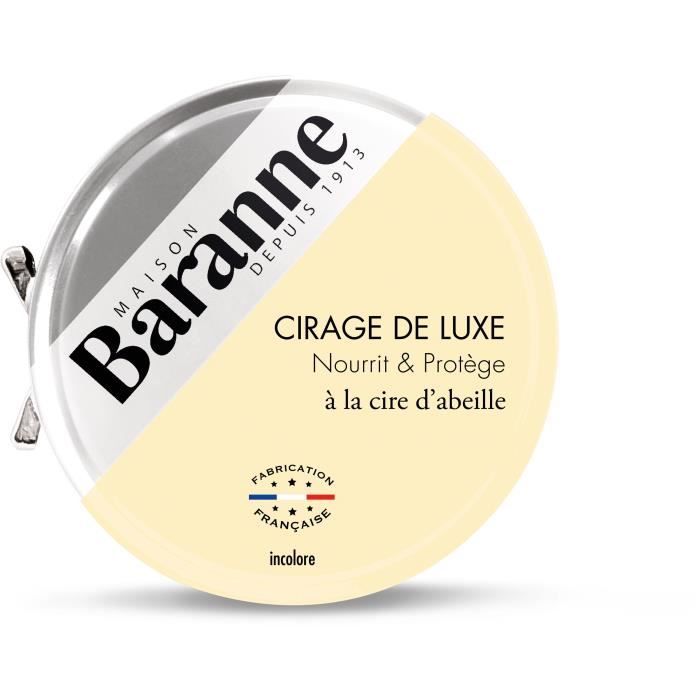 BARANNE Cire pour Chaussures De Luxe Incolore - 75ml