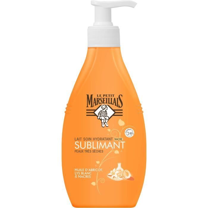 Le Petit Marseillais Lait Soin Hydratant Nacre Sublimant 250ml