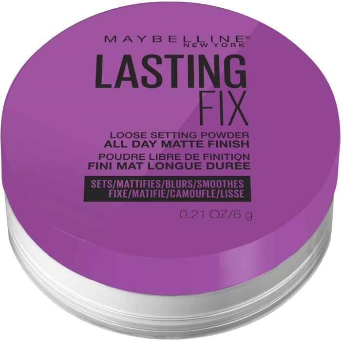 Poudre libre de finition Lasting fix MAYBELLINE - Fixante et perfectrice - Fini mat longue durée