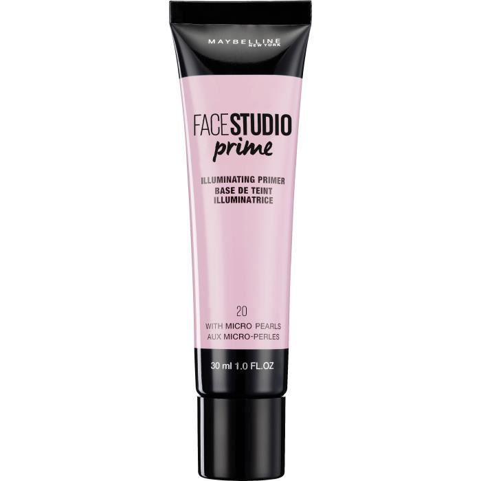 Maybelline Primer Face Studio Prime Base de Teint 20 Illuminatrice 30ml