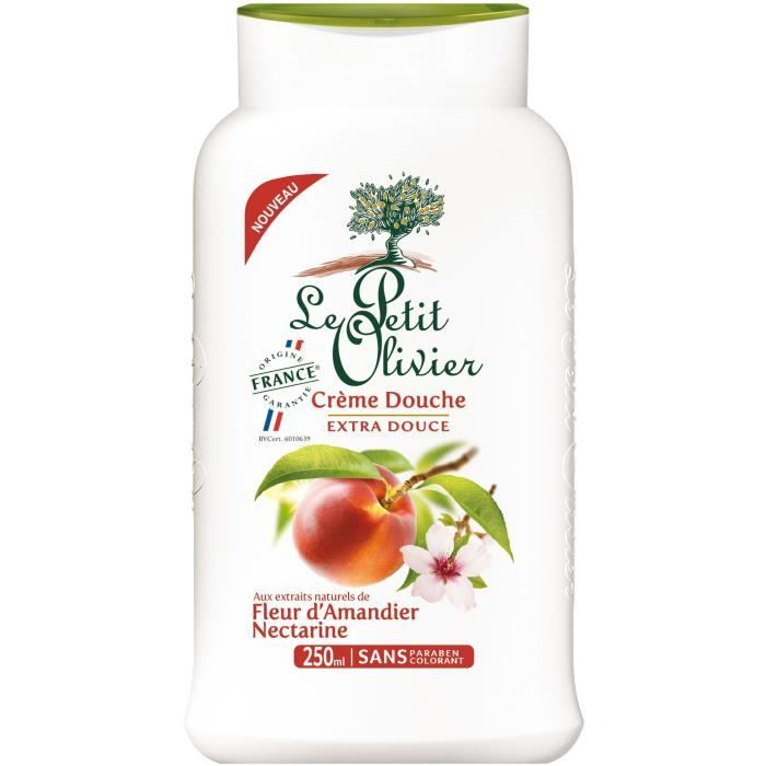 Crème Douche Extra Douce & Hydratante Fleur d'Amandier Nectarine , 250ml