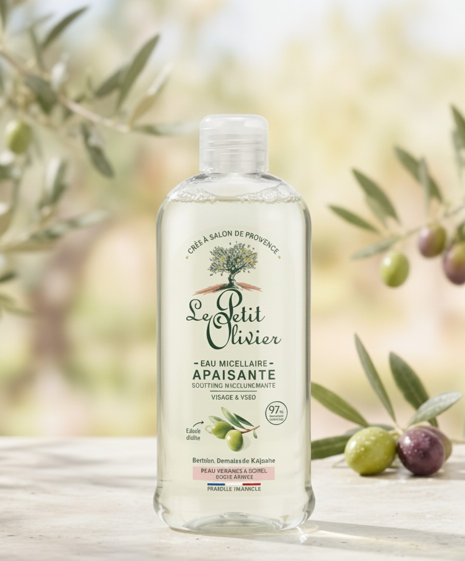 Eau micellaire démaquillante 400 ml Le petit olivier - Marjane Mall - Image 2