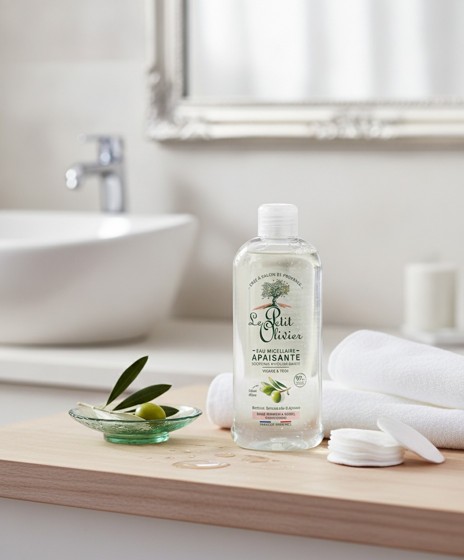 Eau micellaire démaquillante 400 ml Le petit olivier - Marjane Mall - Image 3