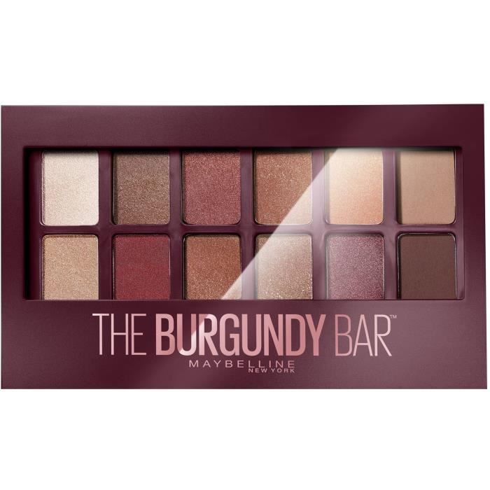 Palette The Burgundy Bar Fards à Paupières MAYBELLINE - 12 ml