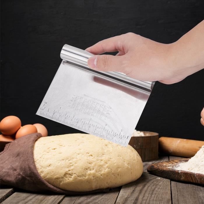 Coupe-Pâte - Coin Pâtisserie - Grattoir À Pâtisserie En Acier Inoxydable Ustensiles De Cuisine 106986