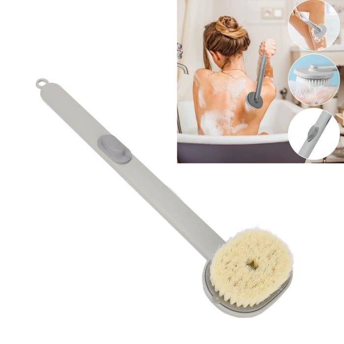 Épurateur de dos Bouton de lavage du corps Peau flexible Conception de suspension douce et confortable Brosse de bain à lon 110029
