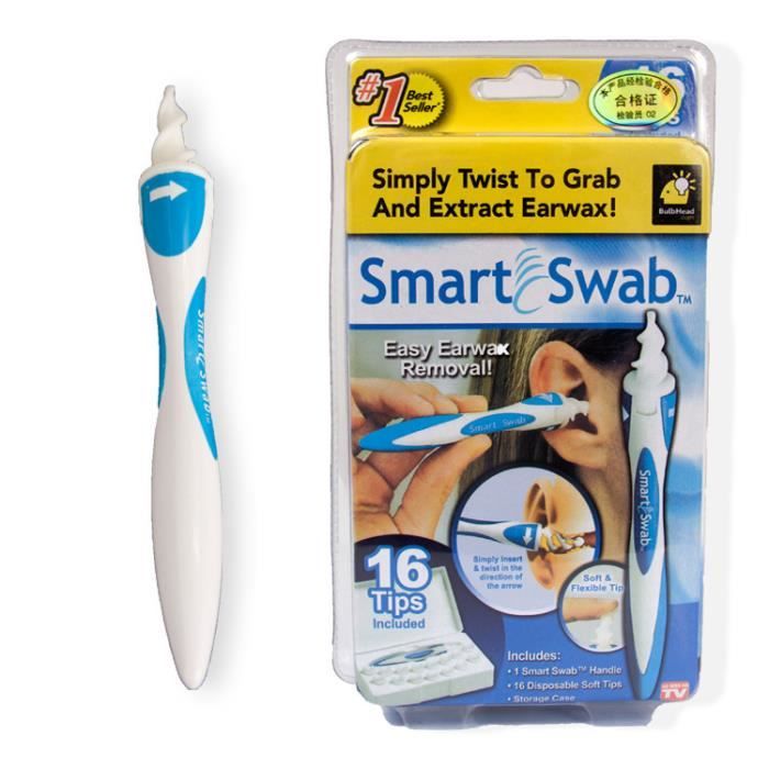 Nettoyant Oreille - ZHUODIKE - Q Grips - Doux Et Sûr - Propreté Plus Forte - Facile à Nettoyer