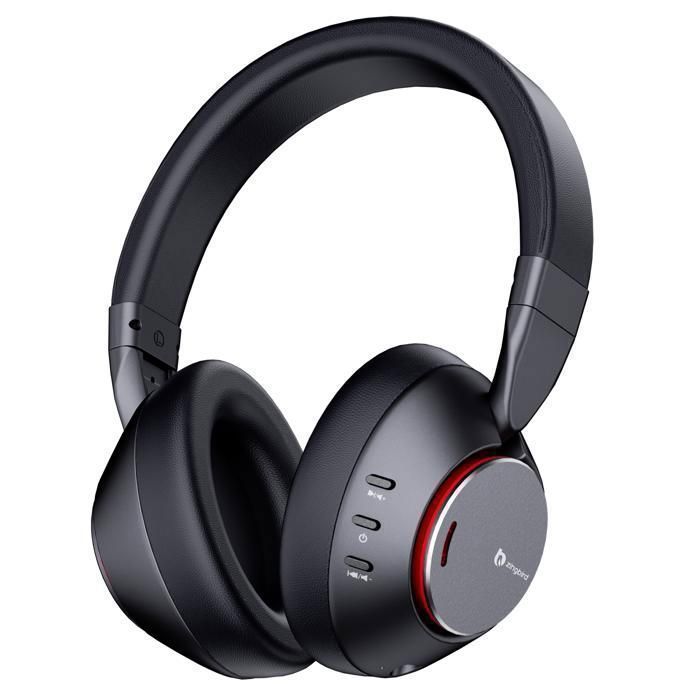 Casque Bluetooth 5.3 Technologie ANC Réduction du Bruit VEATOOL Casque Sans Fil Micro Intétgré 35H d'Autonomie Pliable