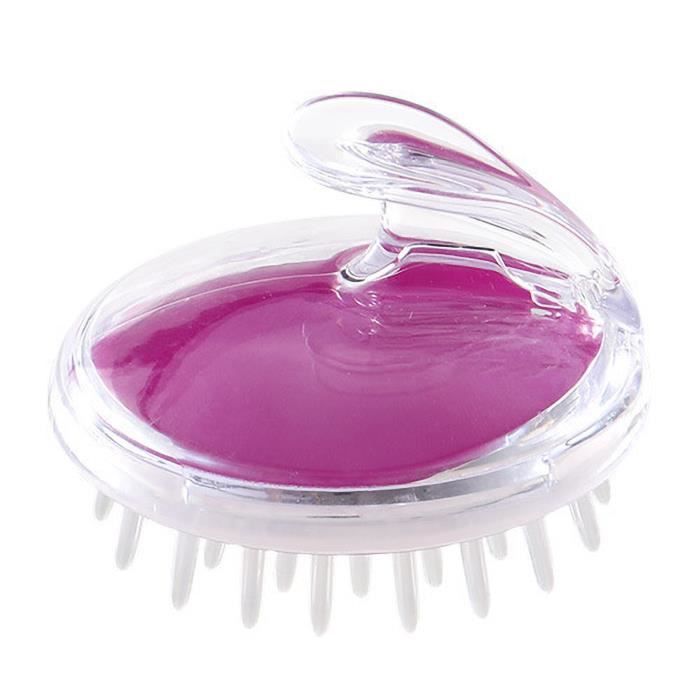 HAI brosse de shampoing pour cheveux Cheveux cuir chevelu masseur shampooing brosse doux dent transparent douche shampooing