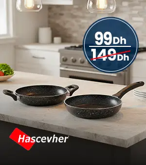  Set de 2 poêles 
